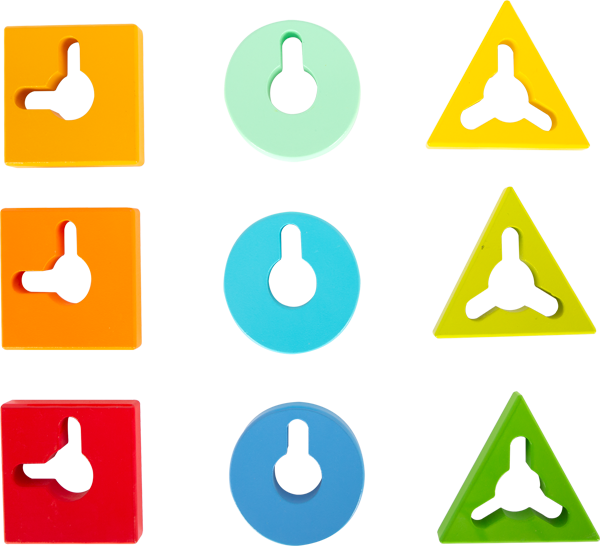 Motorik-Steckspiel Formen und Farben