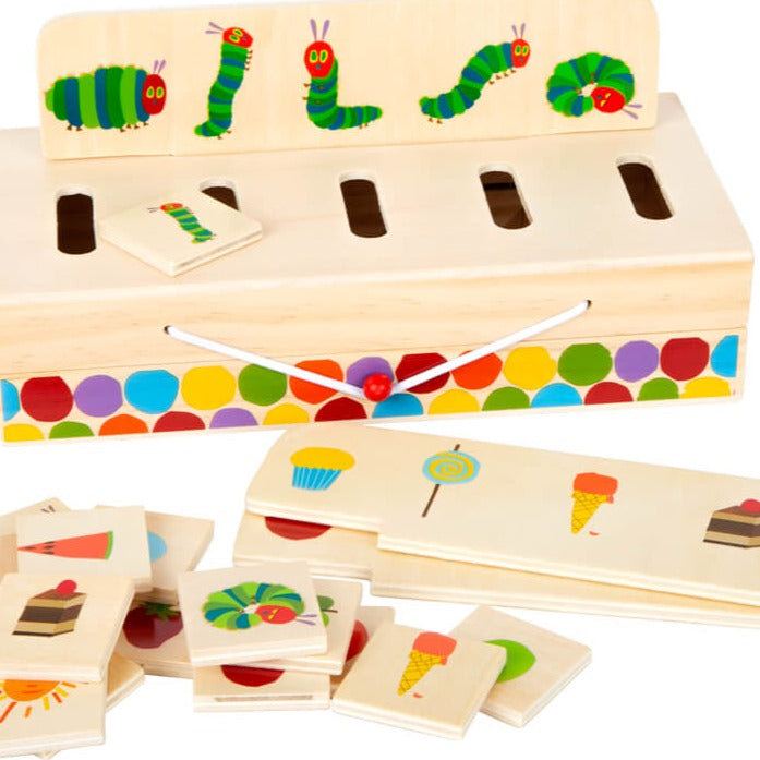 Raupe Nimmersatt Bildersortierbox