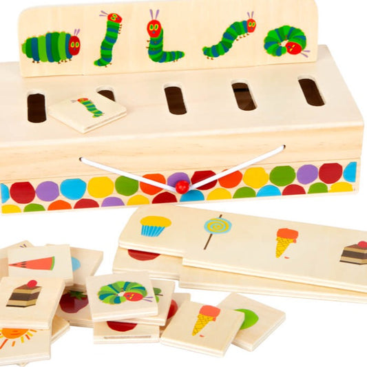 Raupe Nimmersatt Bildersortierbox