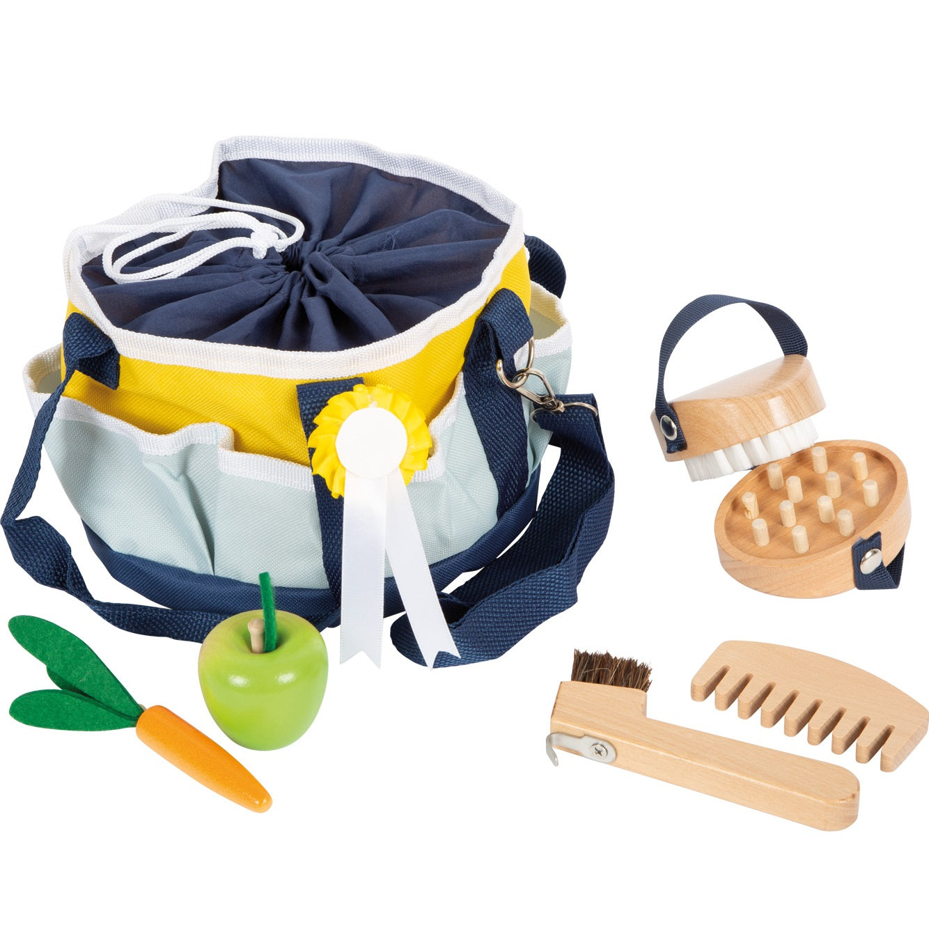 Pferdepflege-Set mit Tasche