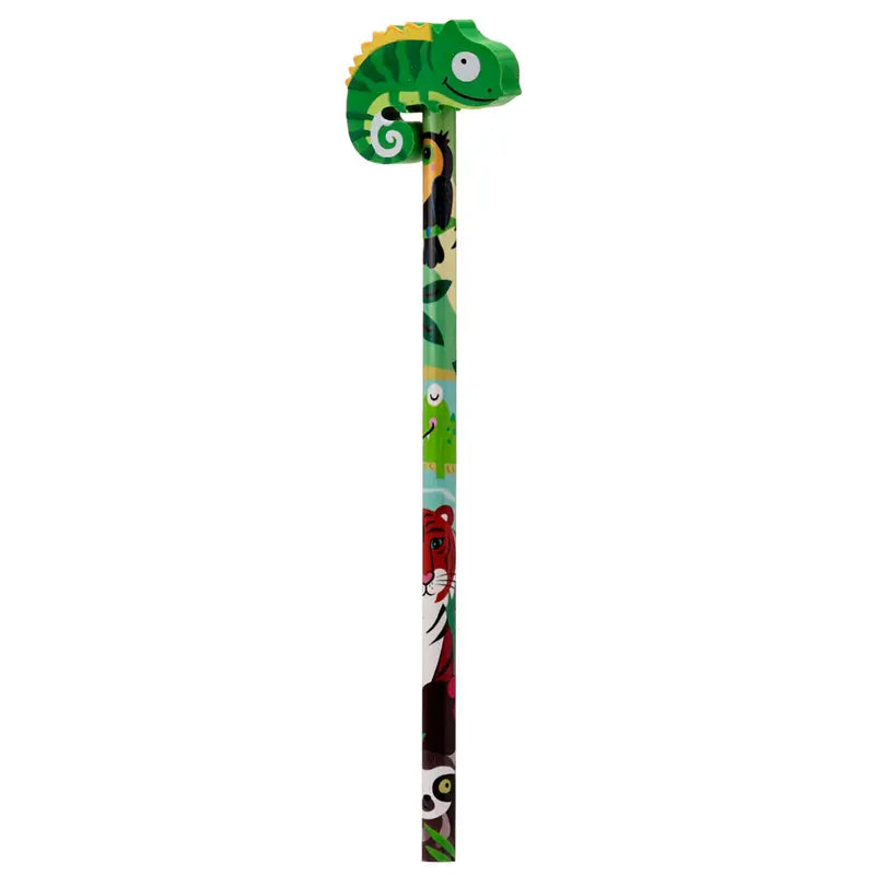 Wilde Tiere Bleistift mit Radiergummi