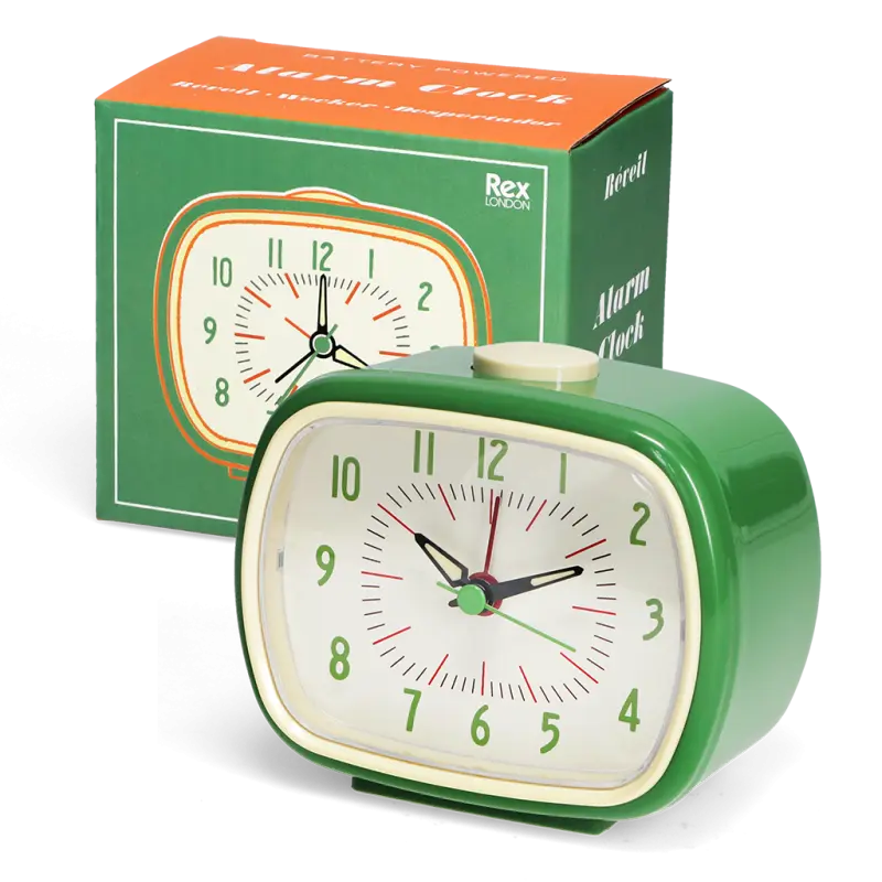 Grüner Retro Wecker