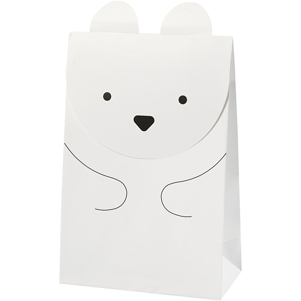Papiertüten Eisbär (6 Stück)