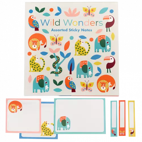 Selbstklebende Notizzettel Wild Wonders