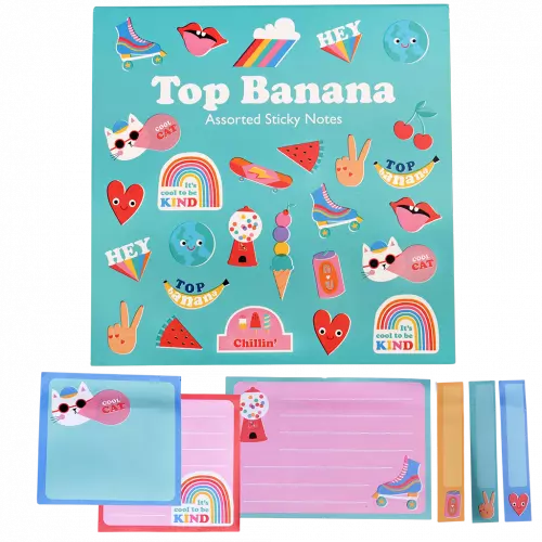 Selbstklebende Notizzettel Top Banana