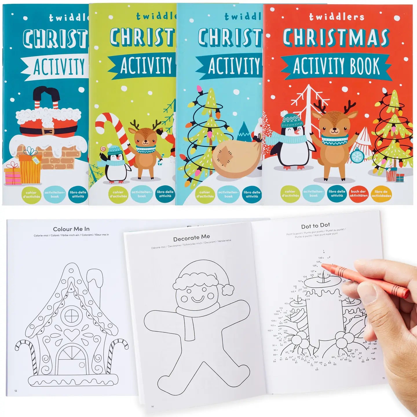 Mini-Buch für Weihnachtsaktivitäten