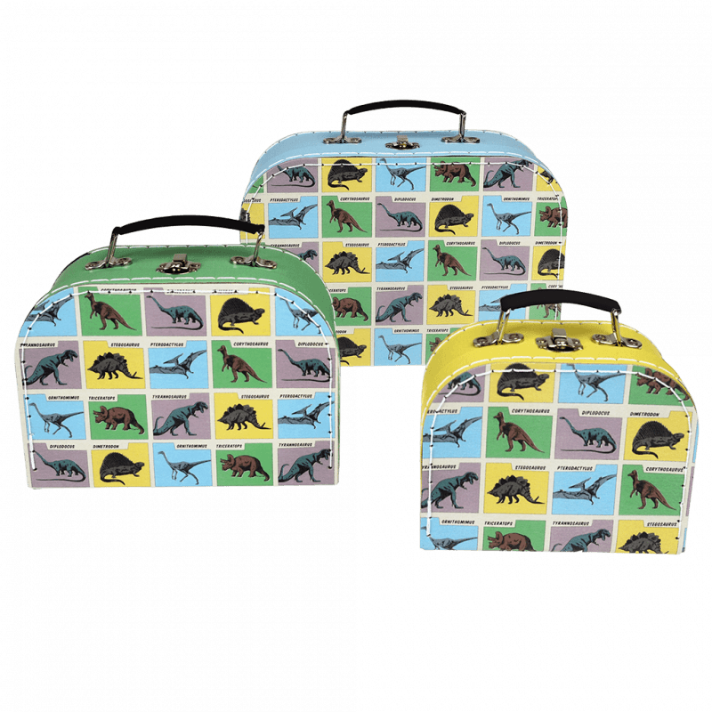 3-teiliges Kofferset Dinos