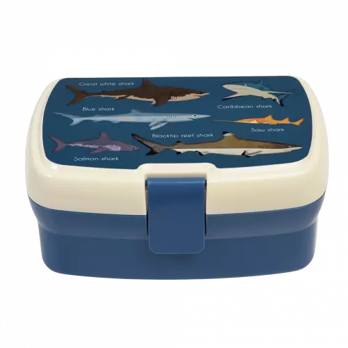 Lunchbox mit herausnehmbarem Fach - Sharks