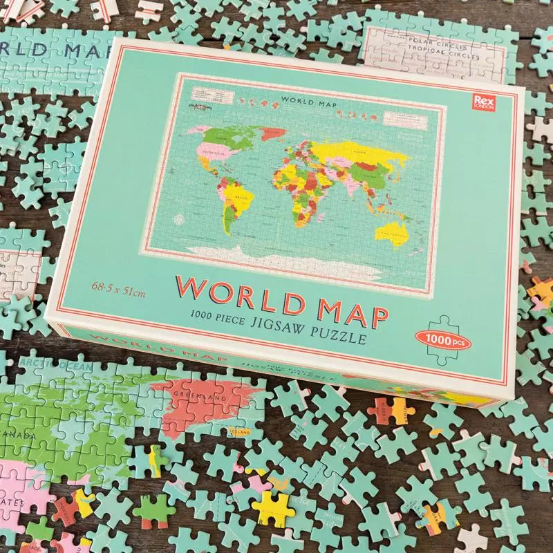 Puzzle World Map (1000 Teile)