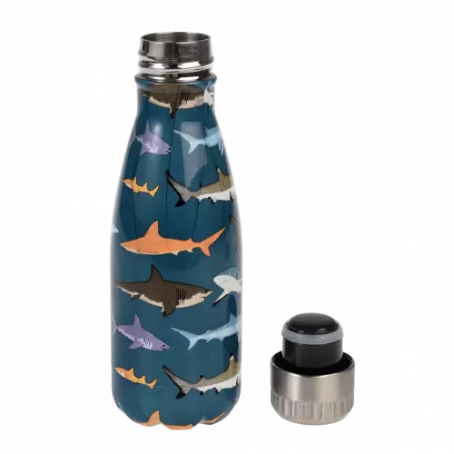 Kleine Wasserflasche Aus Edelstahl Sharks 260ml