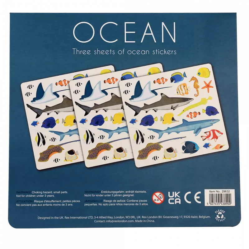 Sticker Ozean (3 Bögen)
