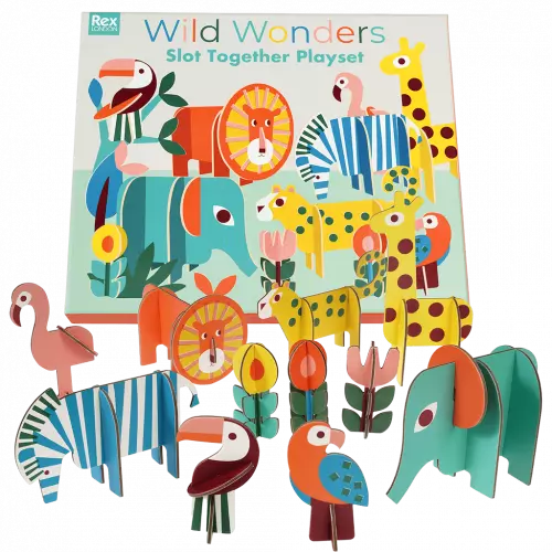 Spiel-Set zum Zusammenstecken Wild Wonders