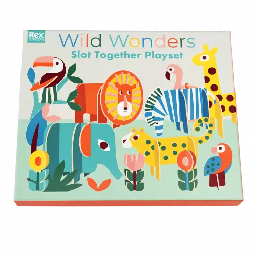 Spiel-Set zum Zusammenstecken Wild Wonders