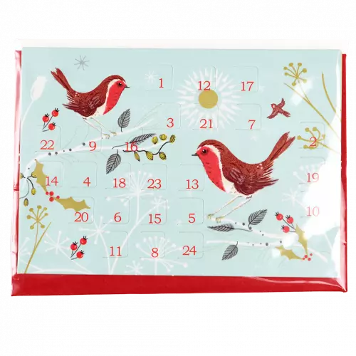 Weihnachtskarte Mini-Adventskalender