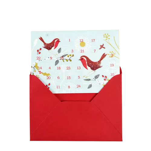 Weihnachtskarte Mini-Adventskalender