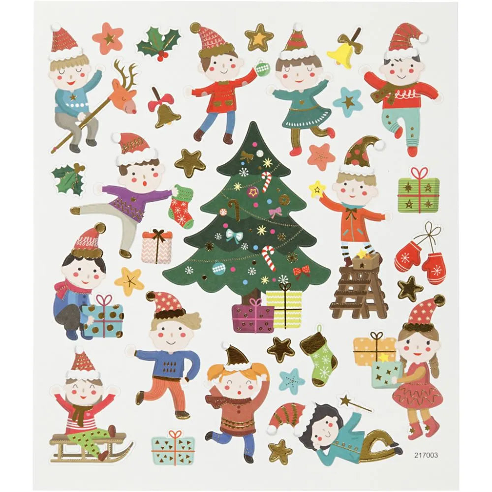 Sticker-Theke im Advent