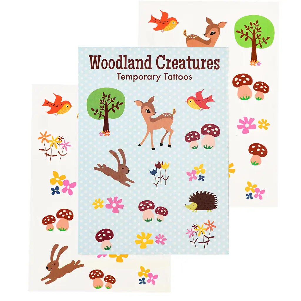 Nicht-permanente Tattoos - Woodland Bambi