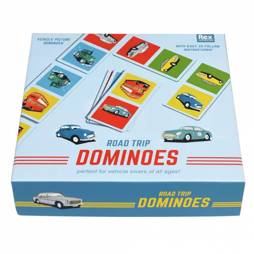 Domino Road Trip im Vintage Look