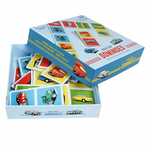 Domino Road Trip im Vintage Look