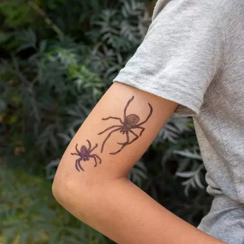 Nicht-permanente Tattoos - Spider