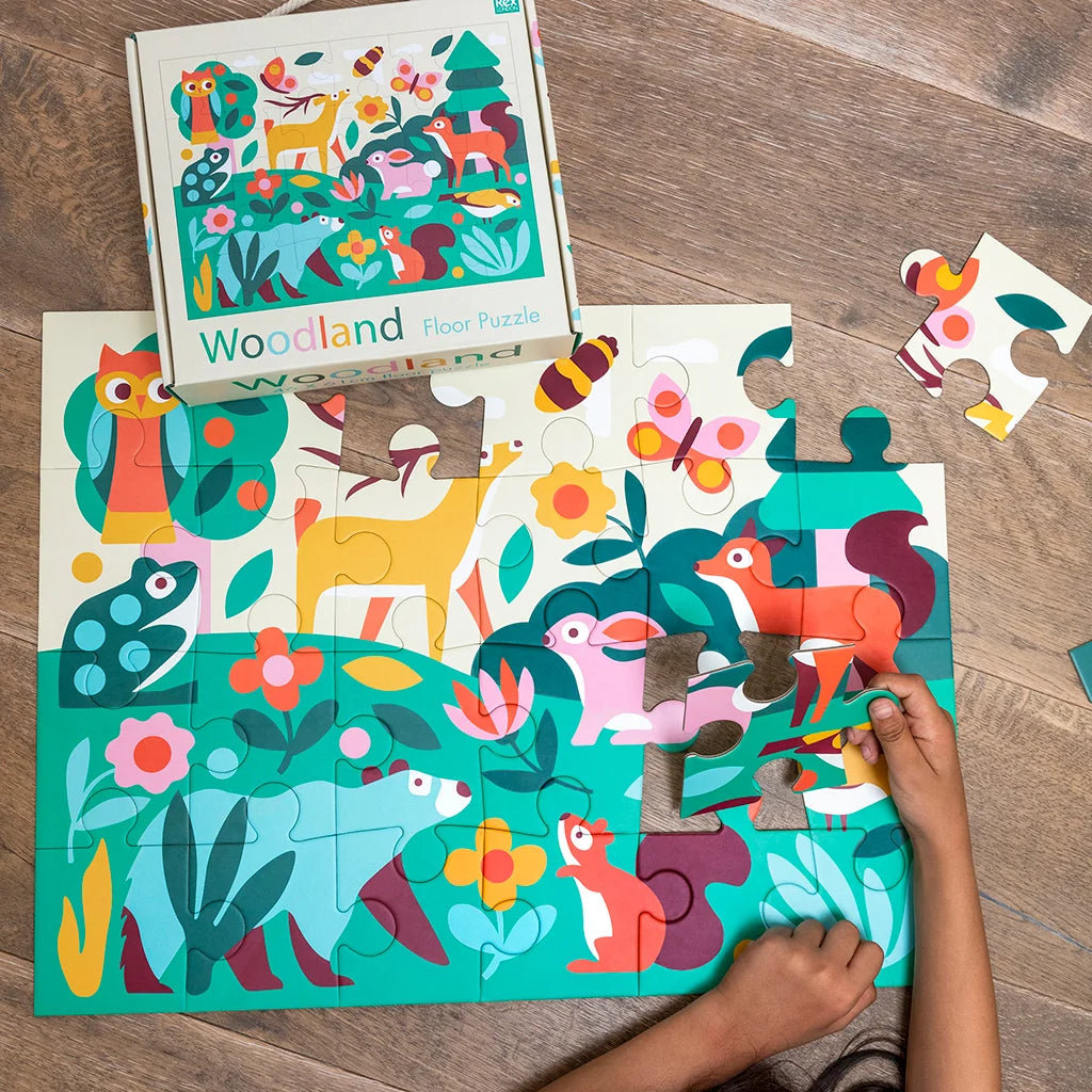 Fußboden-Puzzle (24 Teile) - Woodland