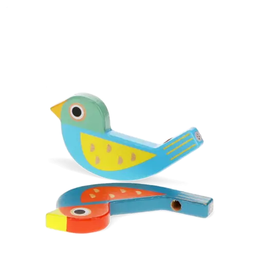 Hölzerne Vogelpfeifen