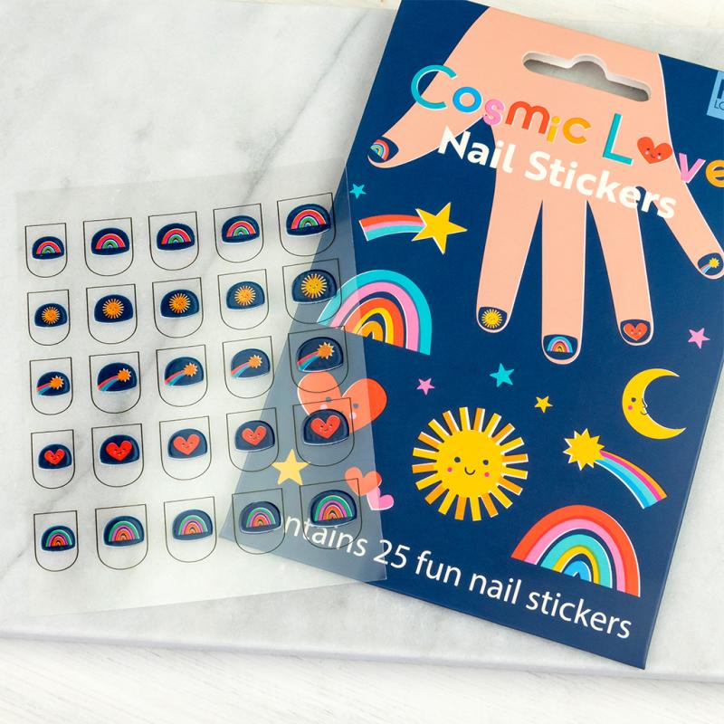 Nagel-Sticker  (Set mit 25 Stück) Cosmic Love