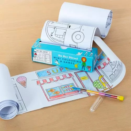 Mini - Mal- & Spielrolle - In unserer Strasse