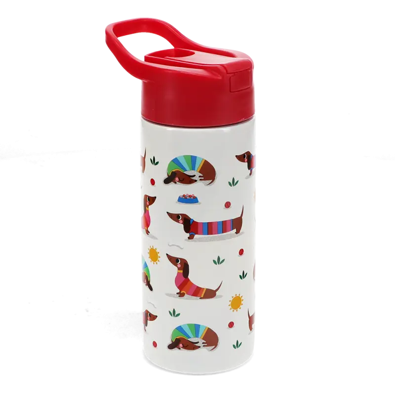 Edelstahlflasche Dackel