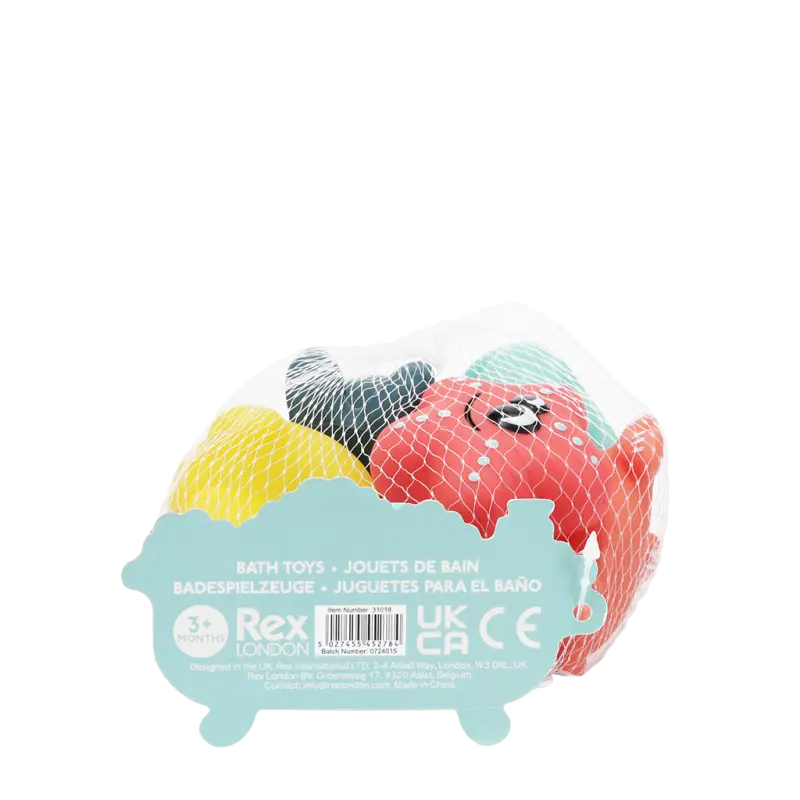 Badewannenspielzeug (6-er Set) - Meerestiere