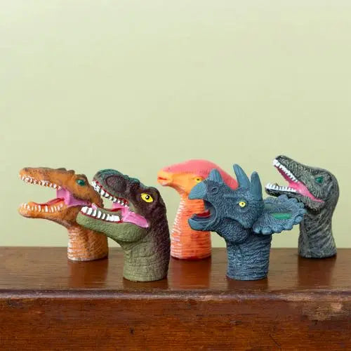 Tier-Fingerpuppen (5-er Set) - Dinosaurier