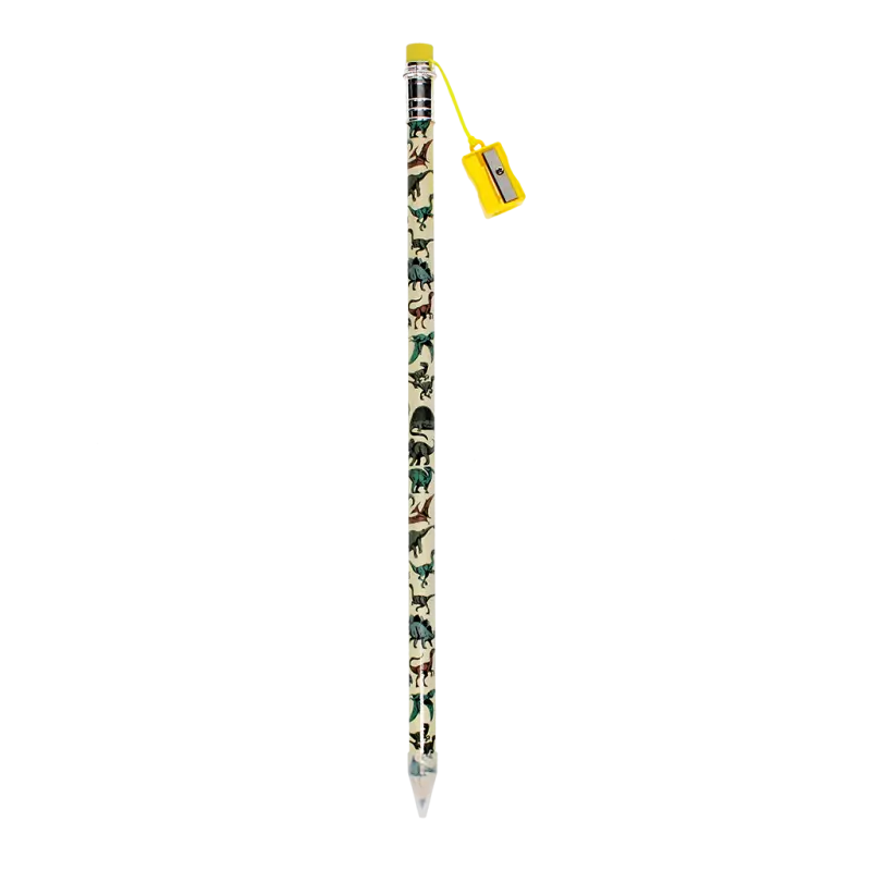 Riesen-Bleistift mit Anspitzer - Dino