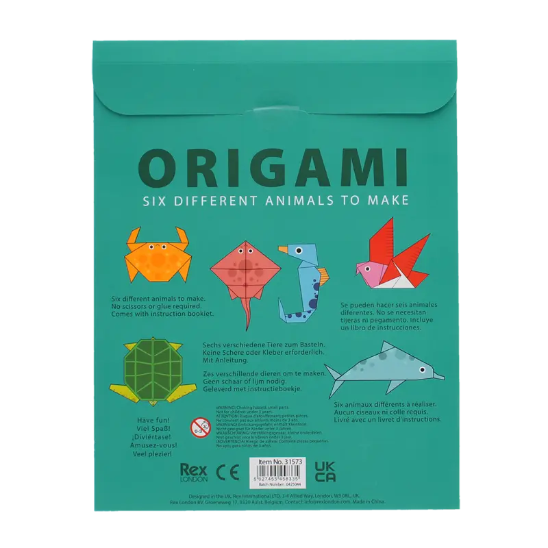 Bastel-Set Origami-Tiere