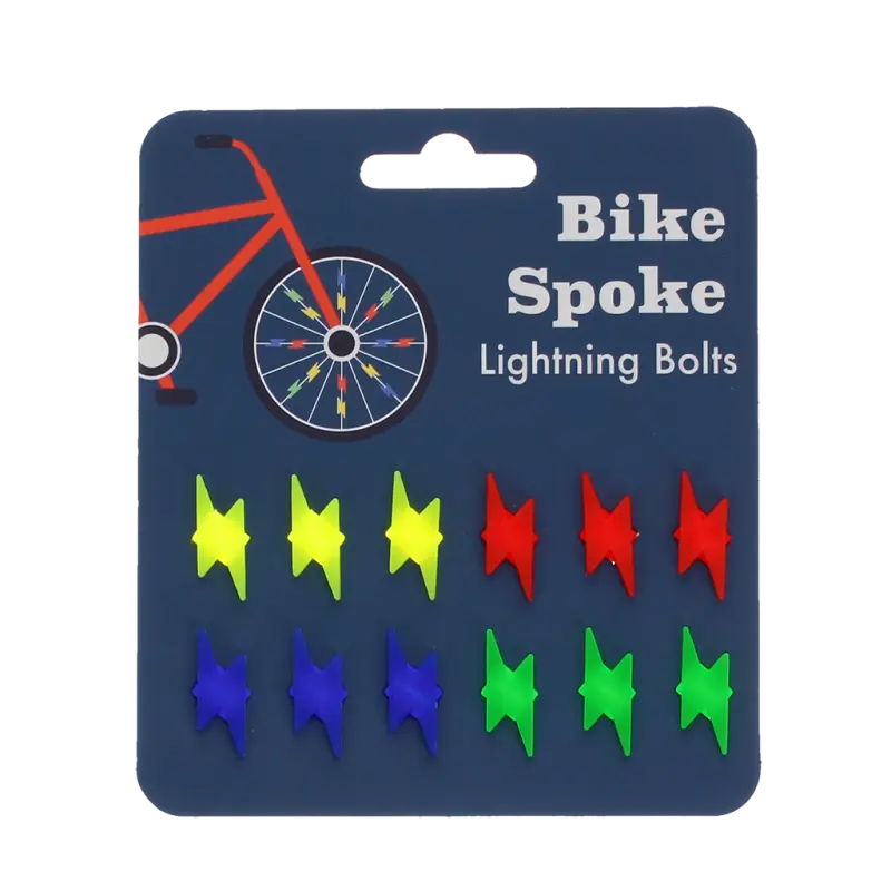 Fahrradspeichen-Deko mit Blitz