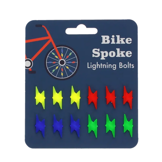 Fahrradspeichen-Deko mit Blitz