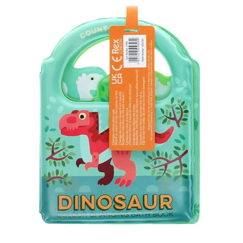 Badebuch mit Farbwechsel - Baby Dinos.