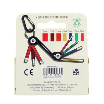 7-in-1-Sechskantschlüssel-Multitool – Mehrfarbig