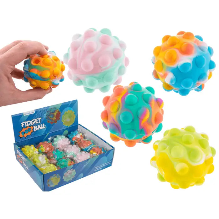 Fidget Pop Ball, Regenbogenfarben