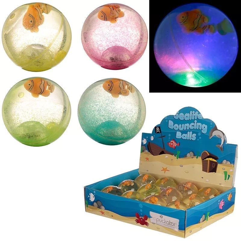 Clown Fish LED blinkender Hüpfball