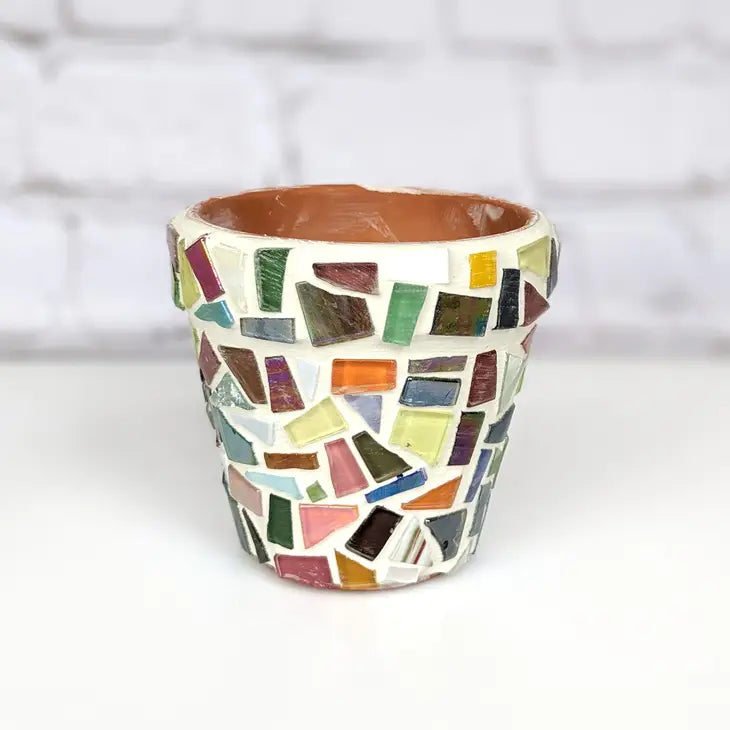 Luxe Decor Bastelset — Mosaik-Pflanzgefäss