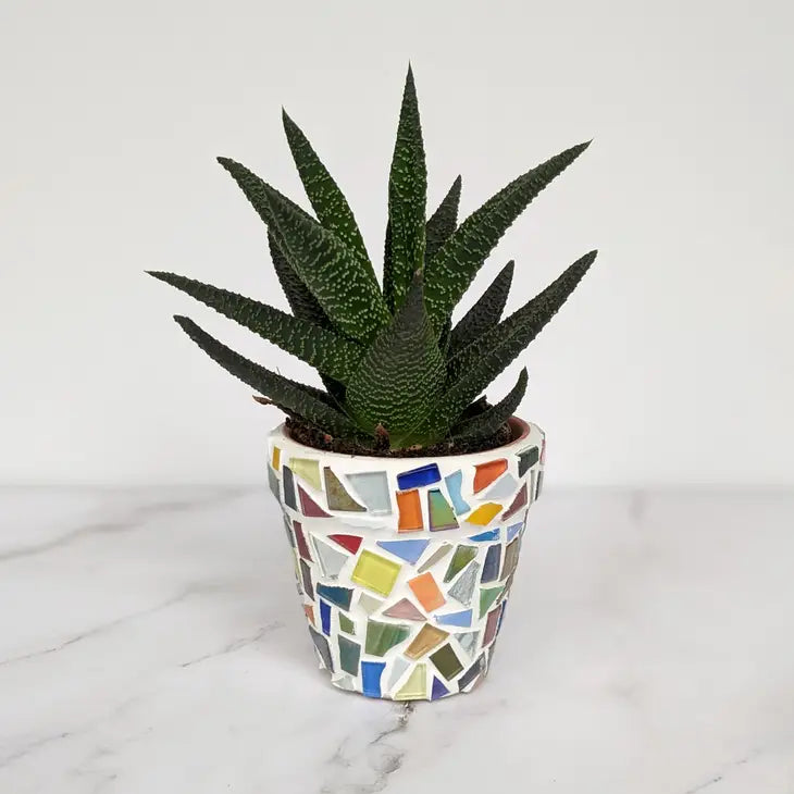 Luxe Decor Bastelset — Mosaik-Pflanzgefäss