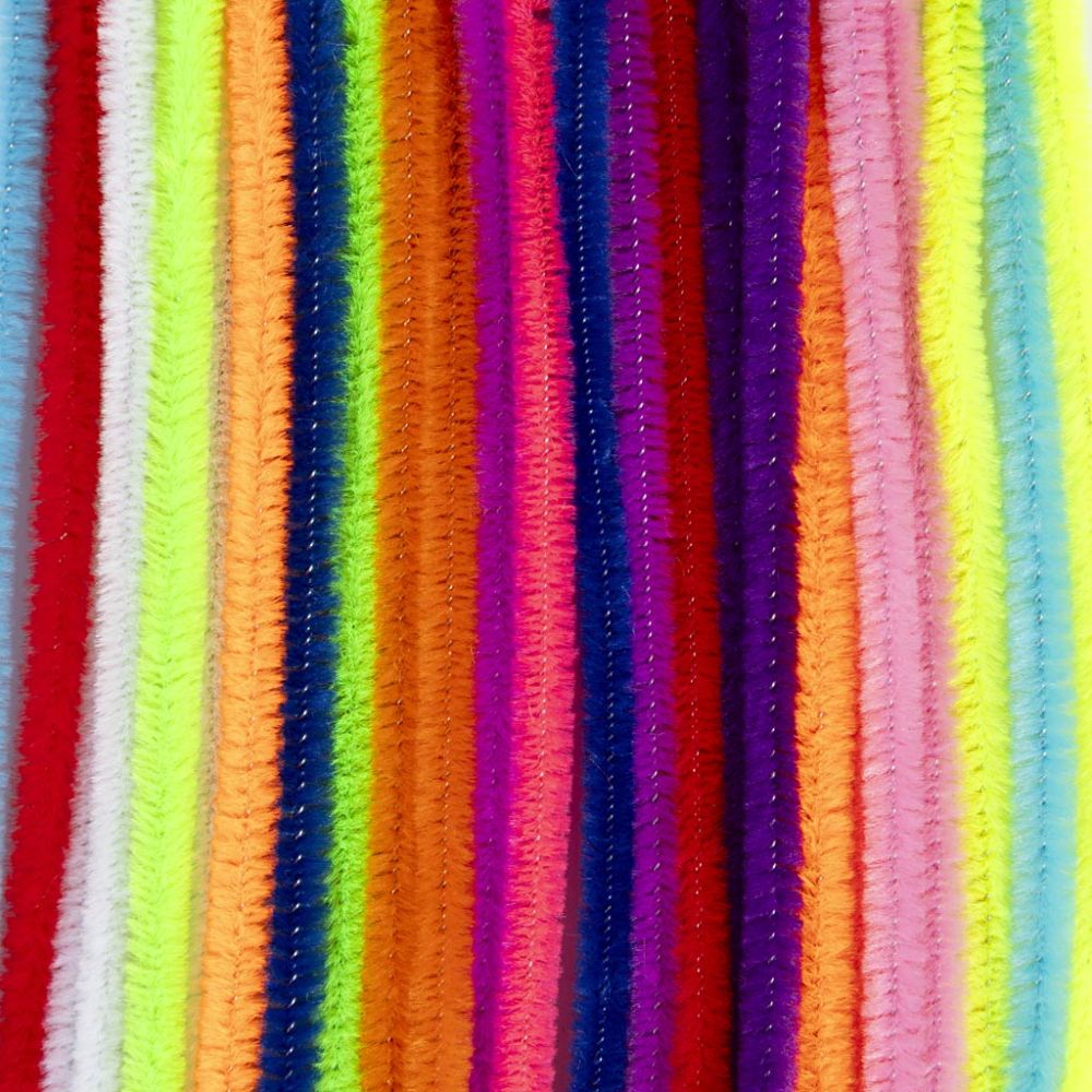 Pfeifenreiniger in strahlenden Farben