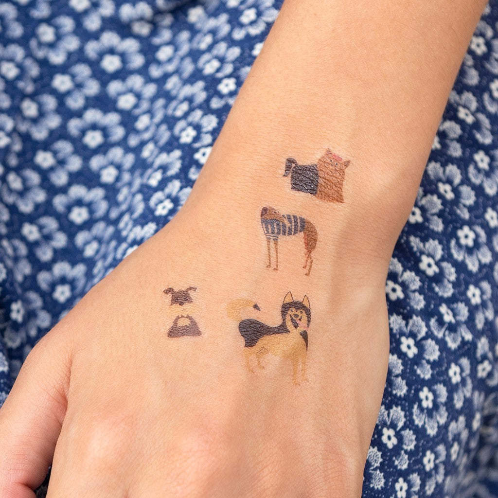 Nicht-permanente Tattoos - Hunde