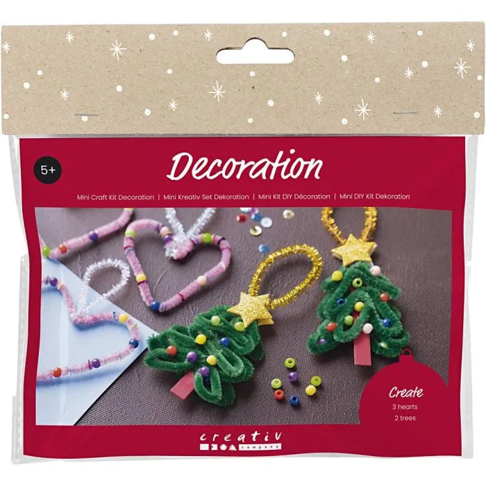 Mini Kreativ Set Herz & Weihnachtsbaum