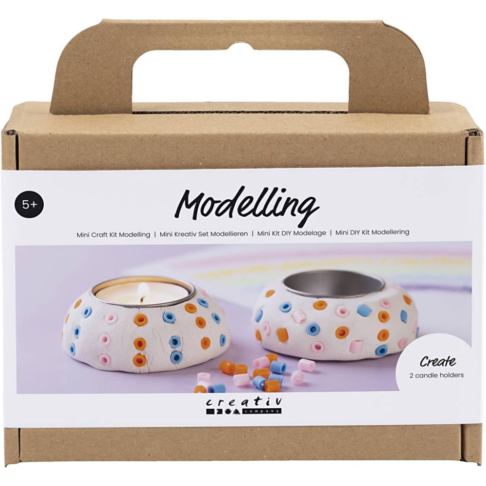 Kreativ Set Modellieren - Teelichtständer