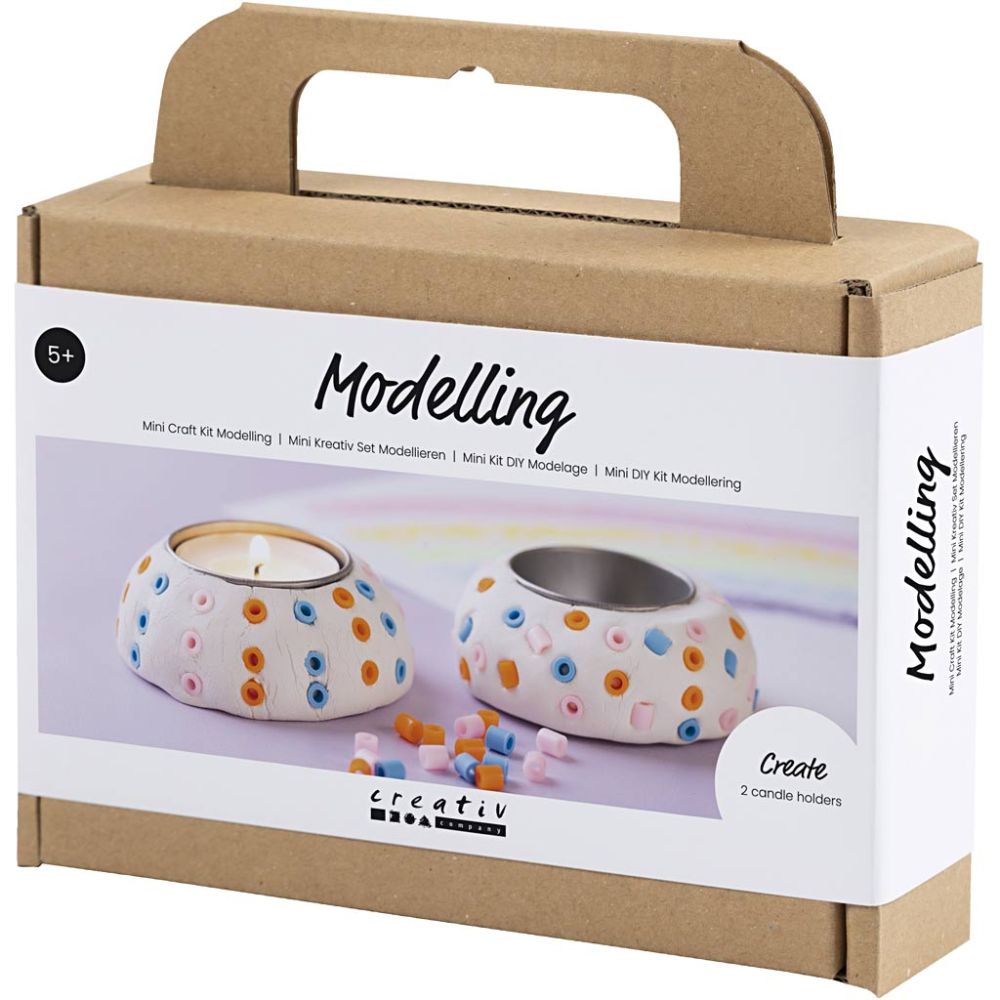 Kreativ Set Modellieren - Teelichtständer