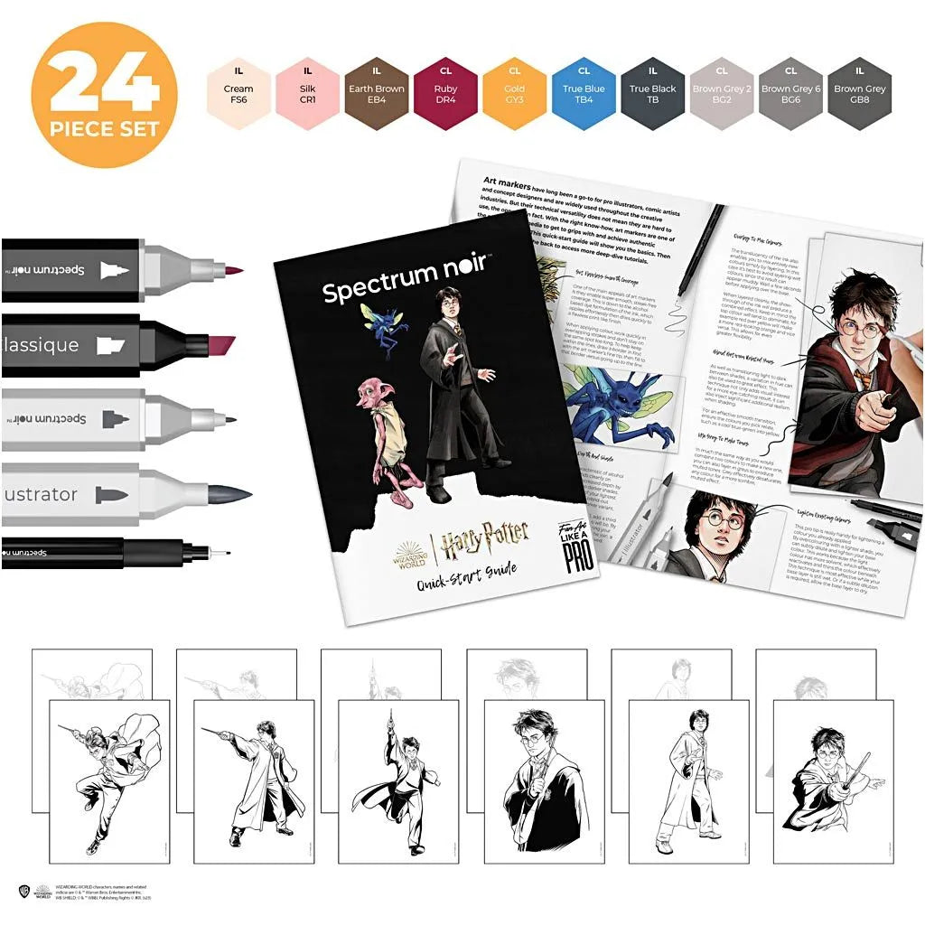 Kreativ Set Illustration Harry Potter
