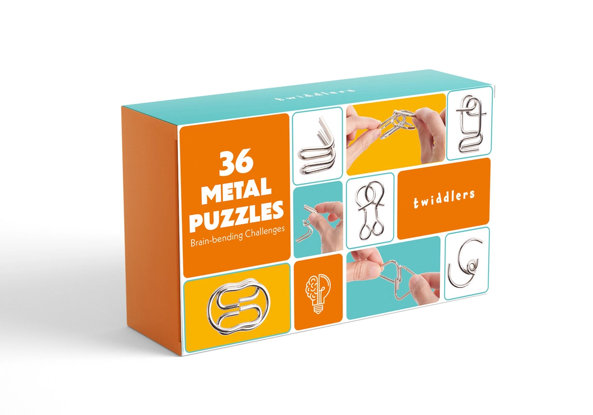 Gehirn-Teaser-Puzzle aus Metalldraht, IQ, 30-teilig