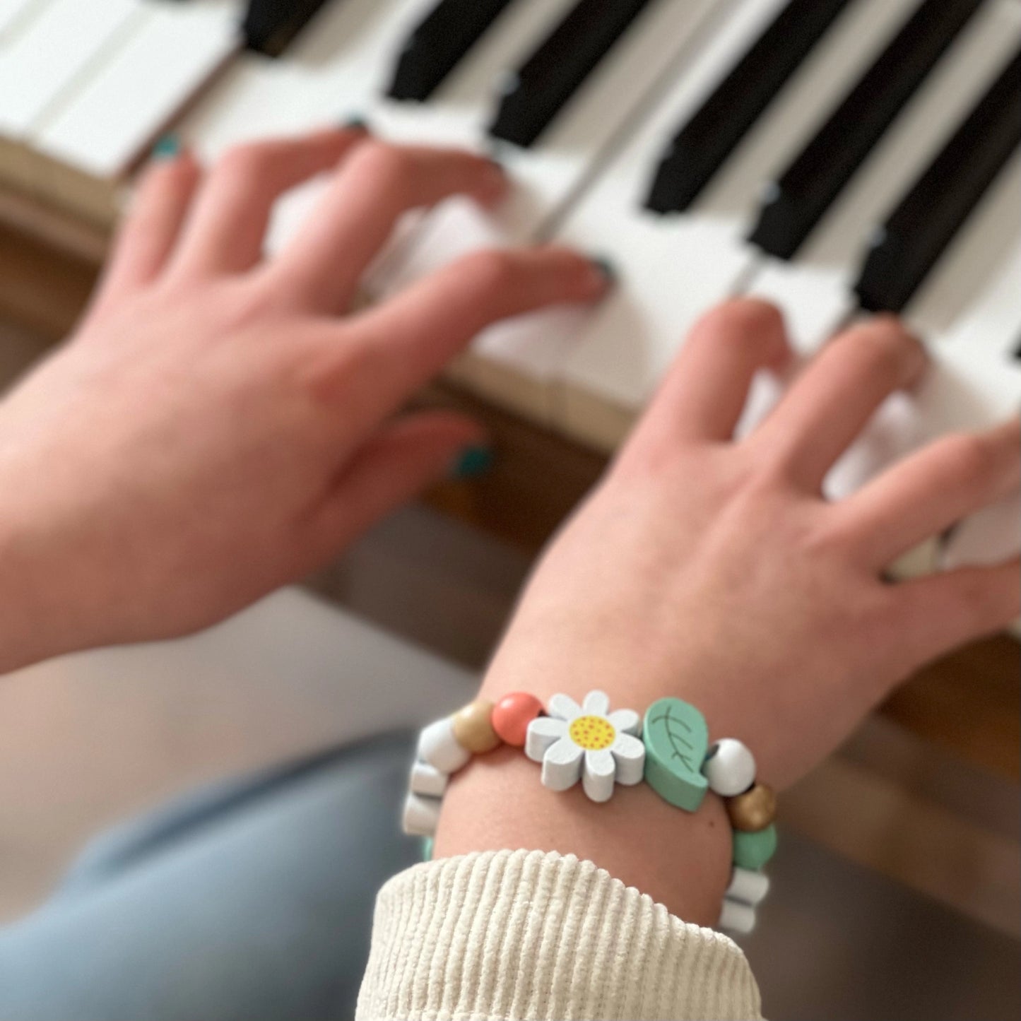 Geschenkset mit Gänseblümchen-Armband