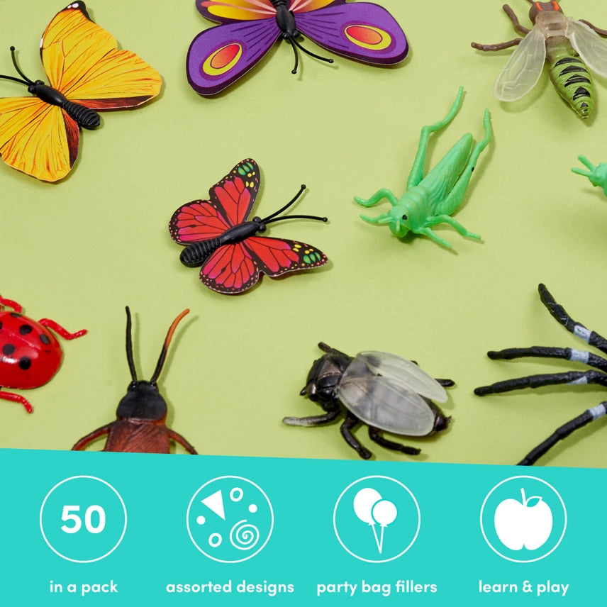 50 verschiedene Insekten